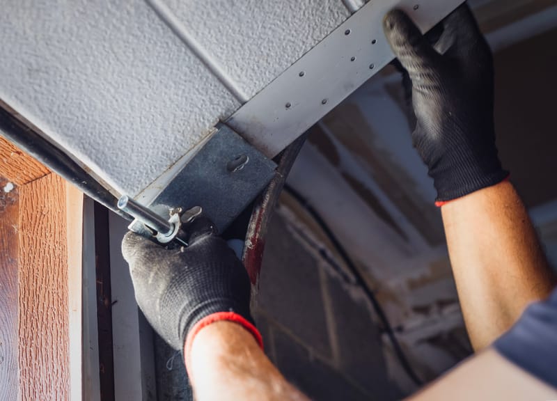 Garage door maintenance
